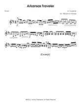 Arkansas Traveler for Solo Violin - Variations on an Unaccompanied Fiddle Tune - PDF Download